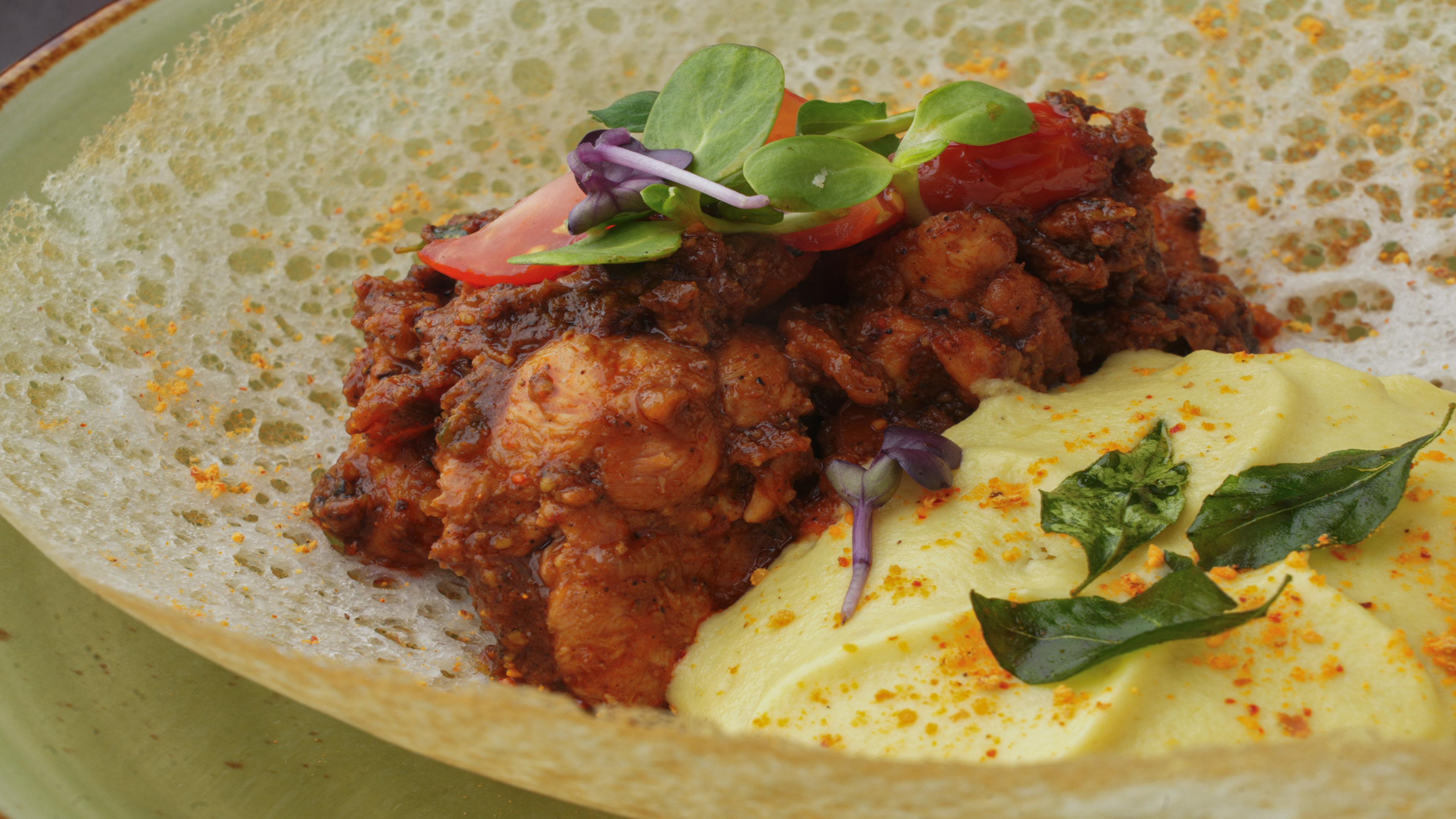 Holiday Inn Bengaluru Racecourse By Ihg Kültér fotó A vegan meal at the restaurant